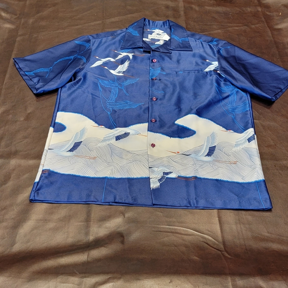 Vintage Mark Raysten Aloha Shirt Size L